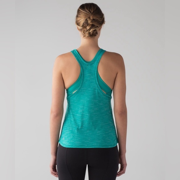 Lululemon Align Glide and Stride Tank 2 in 1 Built in Bra Flowy Running Workout - Picture 2 of 9